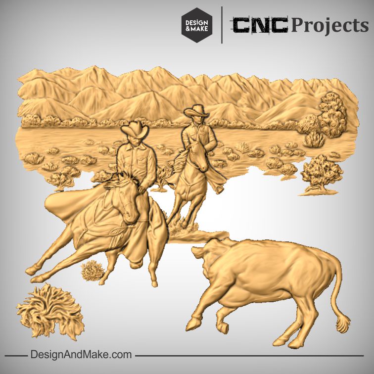 Cattle Roundup - AssembledLayout